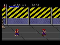 une photo d'Ã©cran de Double Dragon sur Sega Master System